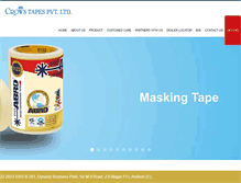 Tablet Screenshot of crowntapes.com
